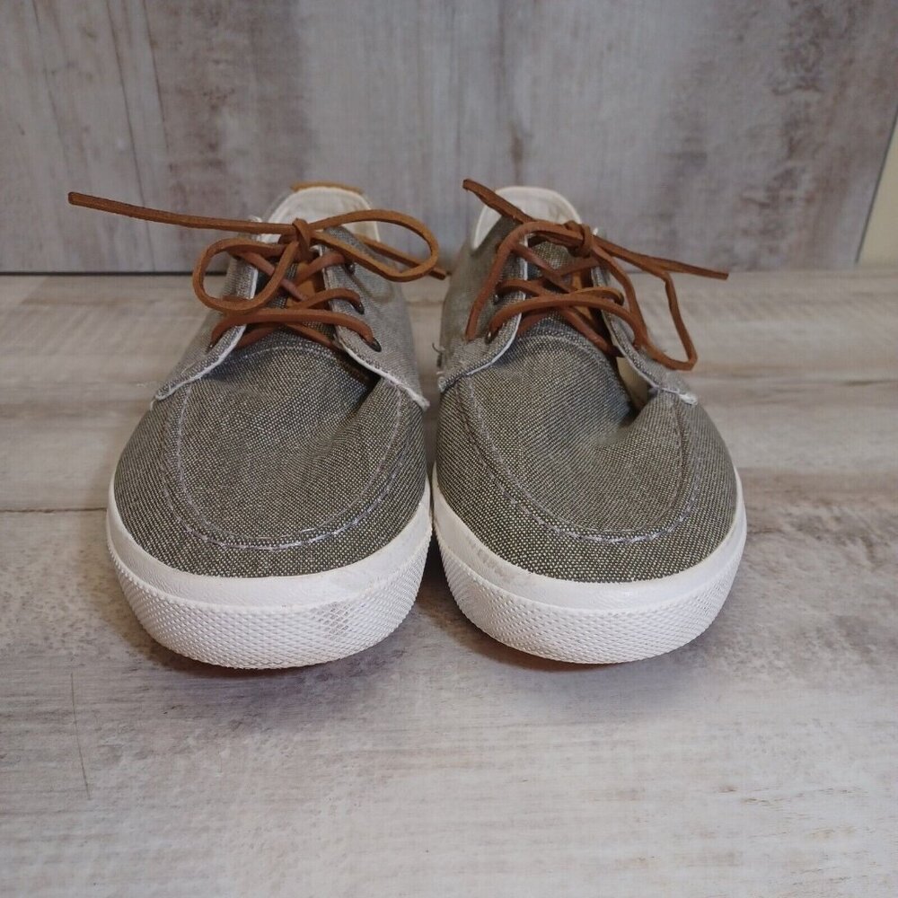 ✅ Mens 14 Beverly Hills Polo Club Boat Dock Shoes Grey Casual Comfort Sneakers - Picture 10 of 12